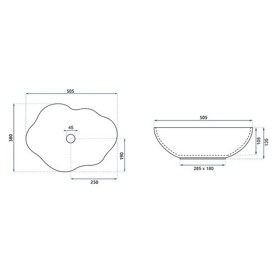 Chiuvetă atemporală Rea Pearl Akoya