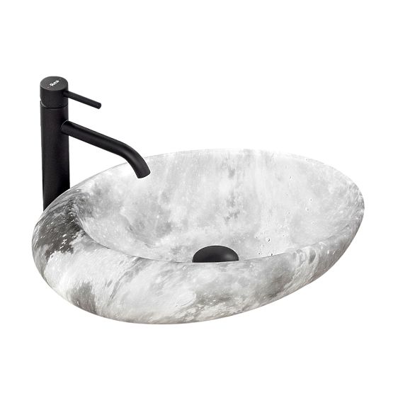 Chiuvetă atemporală Rea Roxy C Stone L.GREY