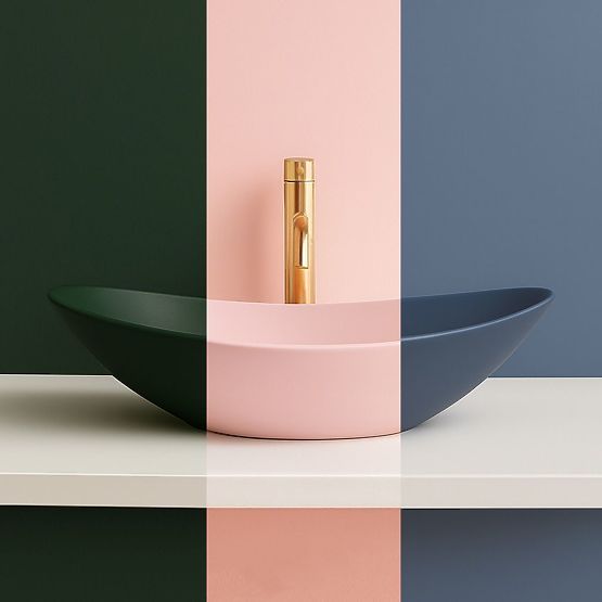 Chiuvetă atemporală Rea Royal Powder Pink Matt