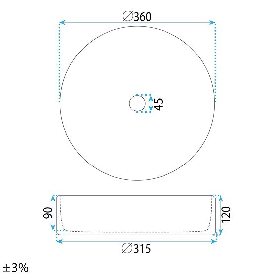 Chiuvetă atemporală Rea Stefania Fiori