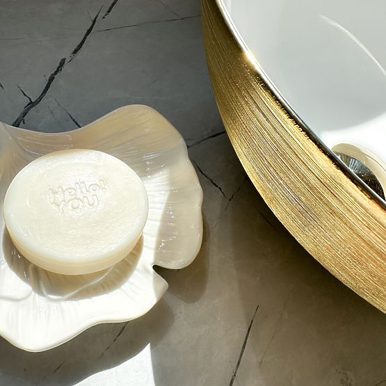 Chiuvetă atemporală REA STELLA WHITE GOLD BRUSH