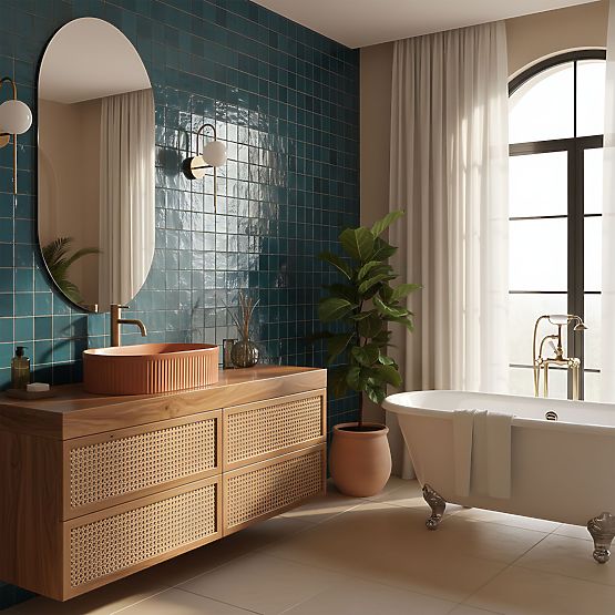 Chiuvetă atemporală Rea Vanda Cinnamon Matt