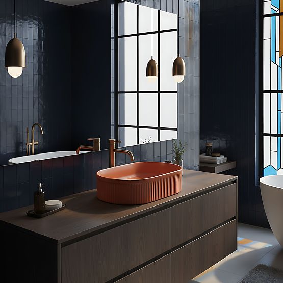 Chiuvetă atemporală Rea Vanda Cinnamon Matt