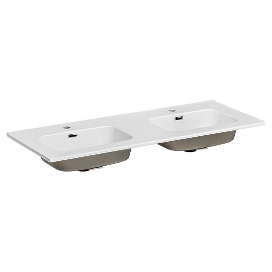 Chiuvetă de mobilier cu două compartimente 120 cm