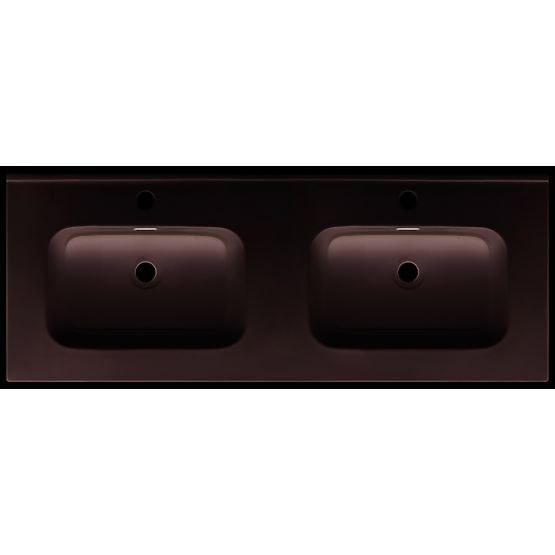 Chiuvetă de mobilier cu două compartimente 120 cm