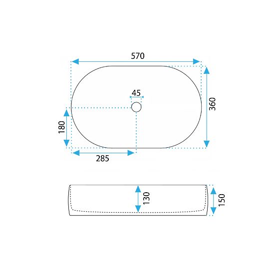 Chiuvetă de mobilier Rea Alma