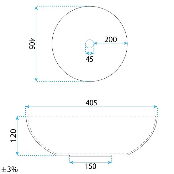 Chiuvetă de mobilier Rea ANIKA
