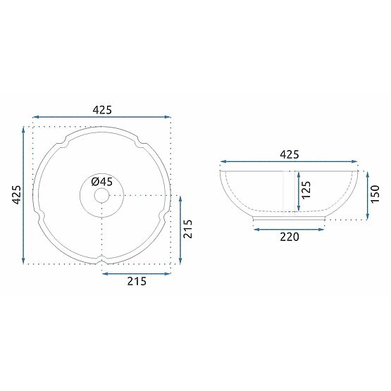 Chiuvetă de mobilier Rea Asanti