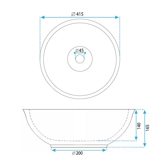 Chiuvetă de mobilier Rea Bella