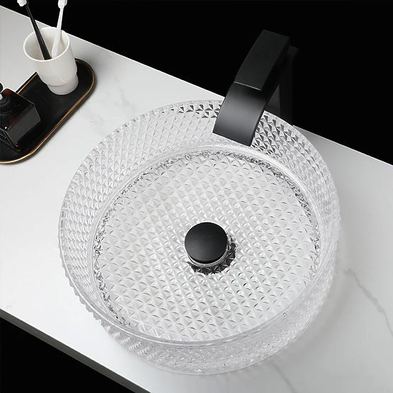 Chiuvetă de mobilier Rea Cristal Transparent 35