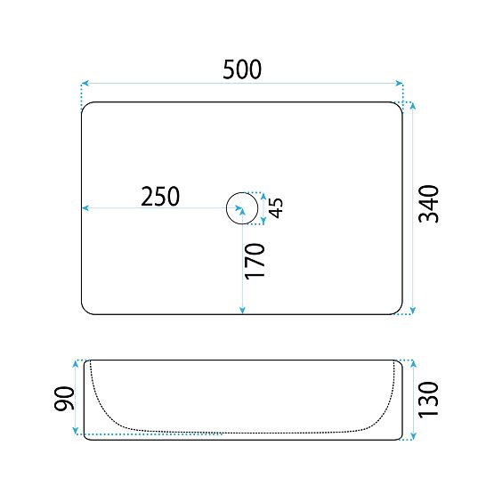 Chiuvetă de mobilier Rea Fiorella