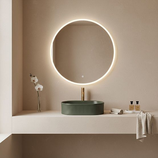 Chiuvetă de mobilier Rea Vanda Olive Matt