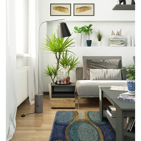 COMODĂ CL1 PK GRAFIT GRI / STEJAR ARTISAN