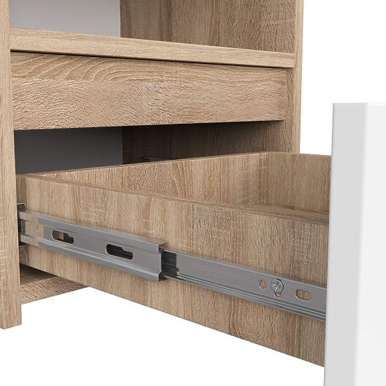 COMODĂ CL1 PK STEJAR SONOMA / ALB