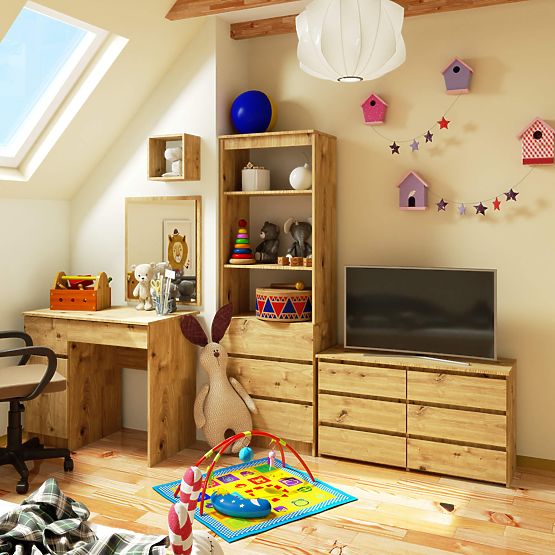 COMODĂ CL100 6SZ PK STEJAR ARTISAN