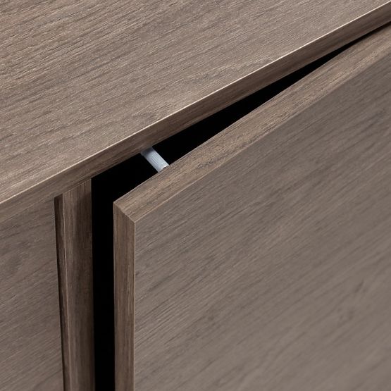 Comodă cu patru uși Kanso, Stejar Baltic Storm