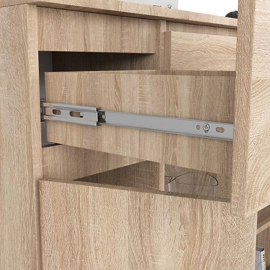 COMODĂ K100 2D 3SZ 1P PK STEJAR SONOMA