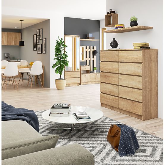 COMODĂ K120 10SZ CLP PK STEJAR SONOMA