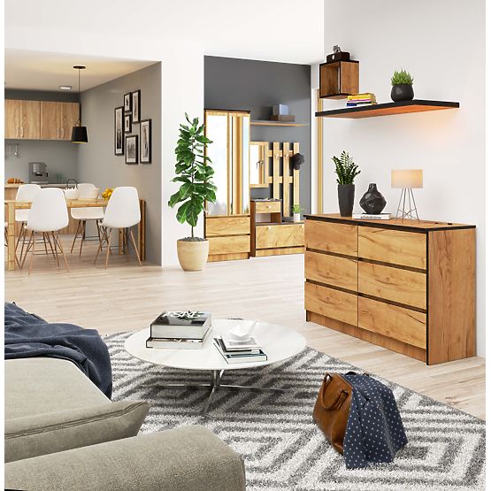 COMODĂ K120 6SZ CLP STEJAR CRAFT