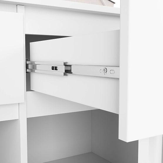 COMODĂ K140 3D 3SZ CLP PK ALBĂ