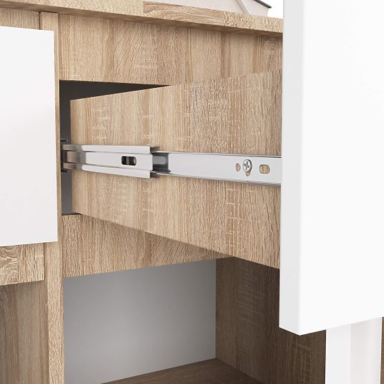 COMODĂ K140 3D 3SZ CLP PK SONOMA / ALB