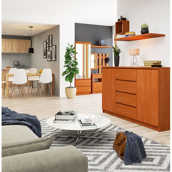 COMODĂ K160 2U 4S CLP PK ULMI