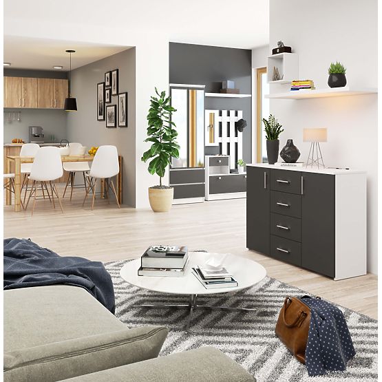 COMODA K45 PK ALB / GRI GRAFIT