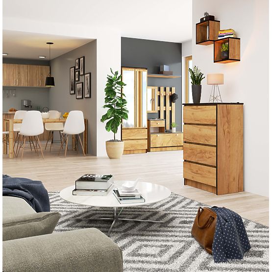 COMODĂ K60 4SZ CLP PK STEJAR CRAFT