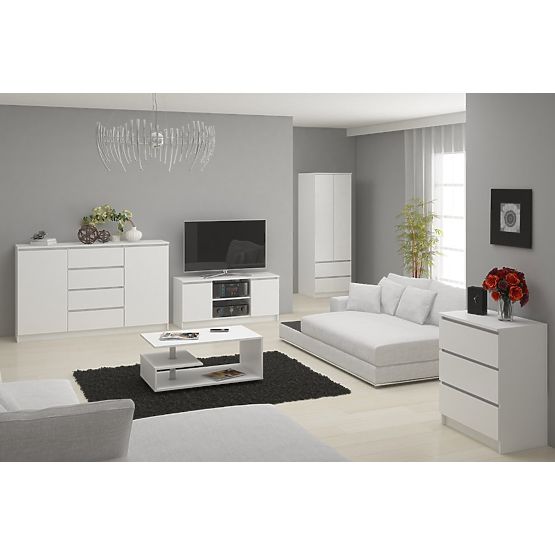 COMODĂ K60 6SZ CLP PK ALBĂ