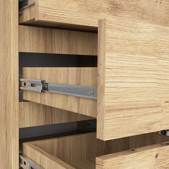 COMODĂ K80 1D 5SZ PK STEJAR ARTISAN