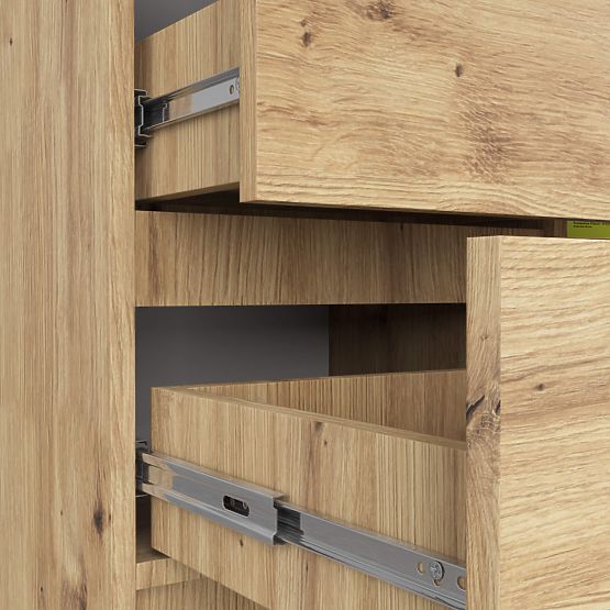 COMODĂ K80 JERRY 1D 3SZ PK STEJAR ARTISAN