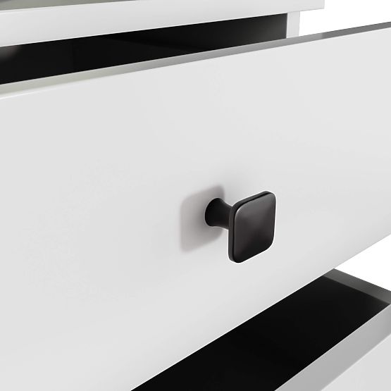 COMODĂ MOBI K-03 ALBĂ NEAGRĂ