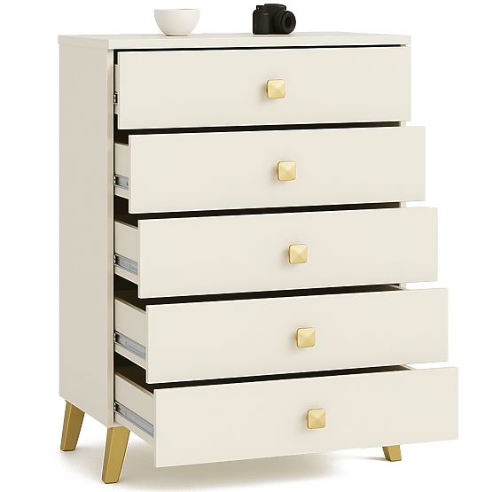 COMODĂ MOBI K-05 CAȘMIR AUR