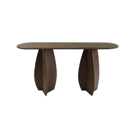 Consolă/birou Noku 150 cm, nuc închis