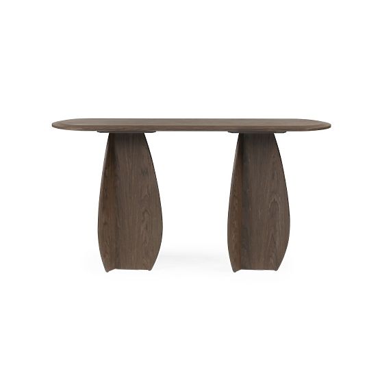 Consolă/birou Noku 150 cm, nuc închis