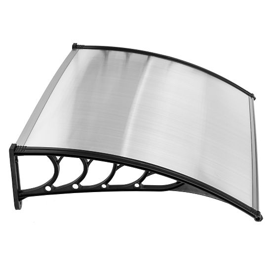 Copertină pentru ușă 120x100 cm adăpost protecție policarbonat policarbonat