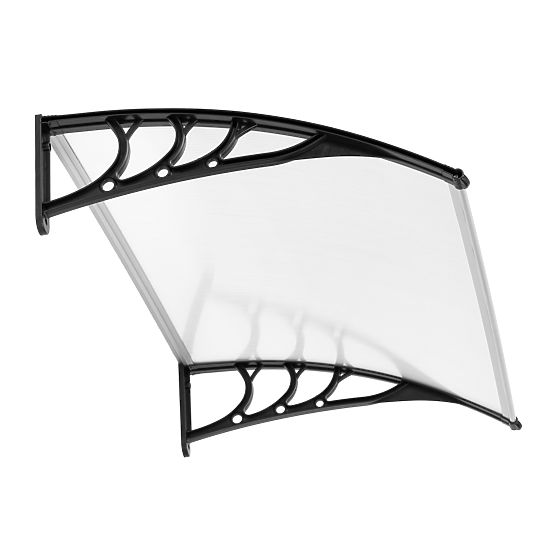 Copertină pentru ușă 150x80 cm adăpost protecție policarbonat