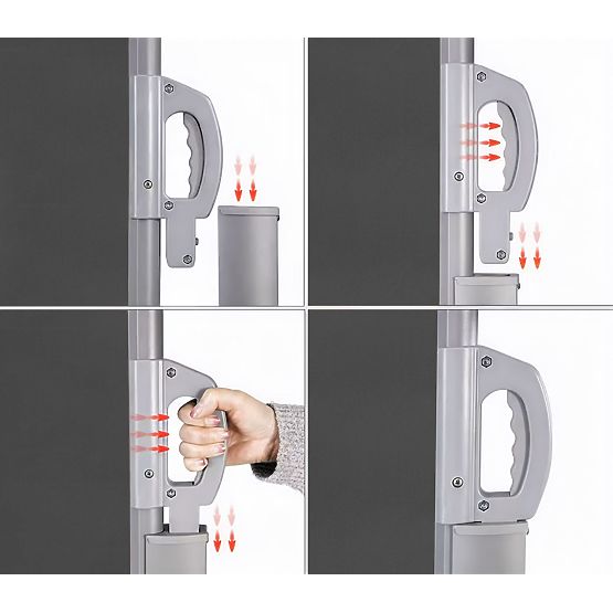 Copertină pliabilă 300x200 cm cu roletă laterală pentru grădină și terasă antracit