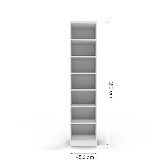 Corp/interior dulap Neroli cu rafturi 45,6 cm, alb