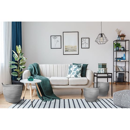 Coșuri Naturale BOHO - set de 3 bucăți