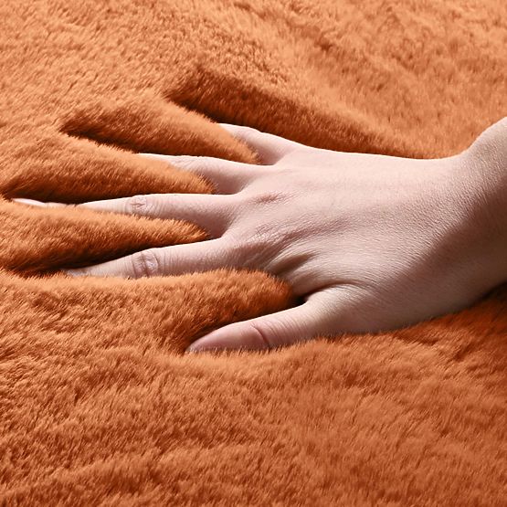 Covor de mătase Rabbit - Cărămiziu