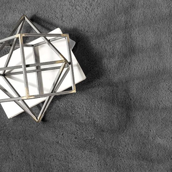 Covor de mătase Rabbit - Gri închis