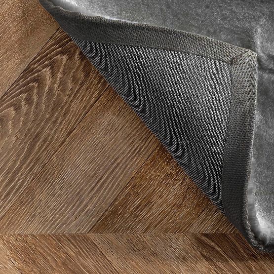 Covor de mătase Rabbit - Gri închis