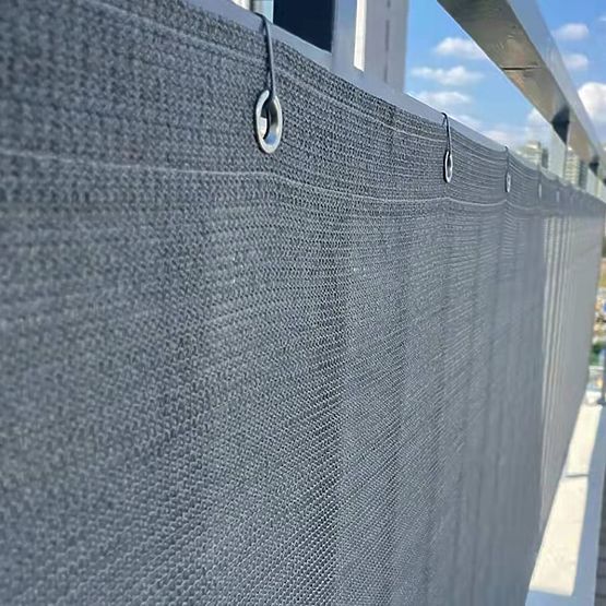 Covor de protecție pentru balcon gri 1x5 m