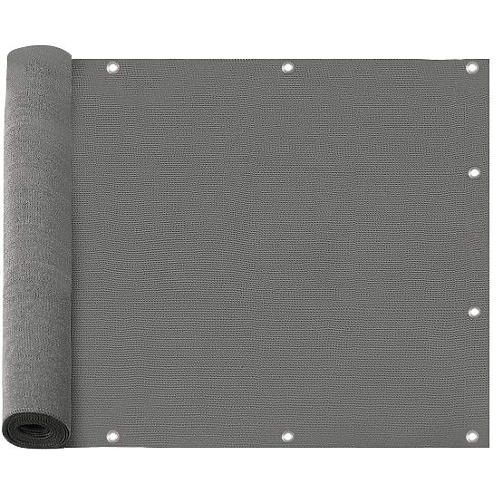 Covor de protecție pentru balcon gri 1x6 m