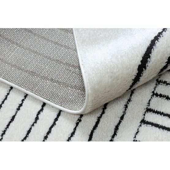 Covor modern MODE 8587 geometric crem / negru