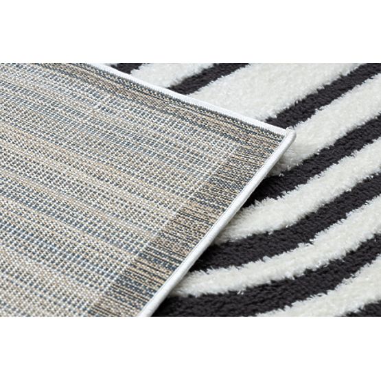 Covor modern MODE 8597 geometric crem/negru