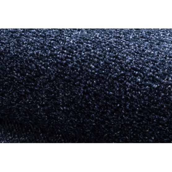 Covor rotund SOFTY Uniform, Monocrom, albastru închis