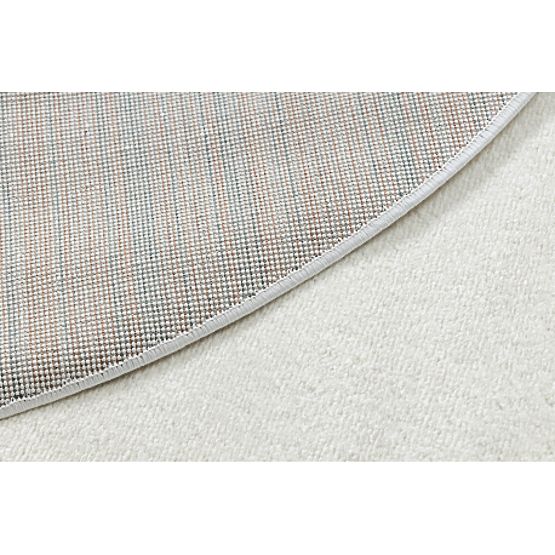 Covor rotund SOFTY Uniform, Monocrom, crem