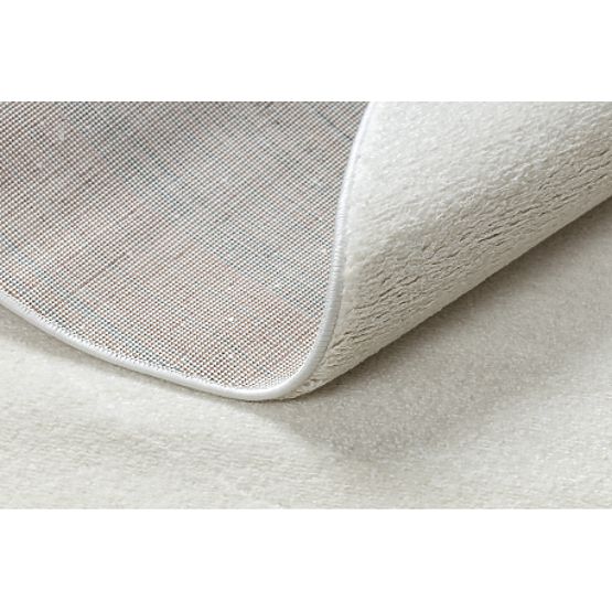 Covor rotund SOFTY Uniform, Monocrom, crem